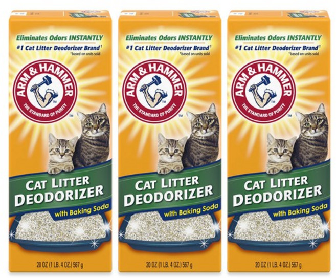 암앤해머 멀티 캣리터 디오라이저 파우더 567g x3개, 3개