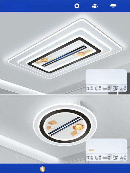 채움픽(채움마켓) 날개없는실링팬 선풍기 리모컨 음성인식, 기본 색상