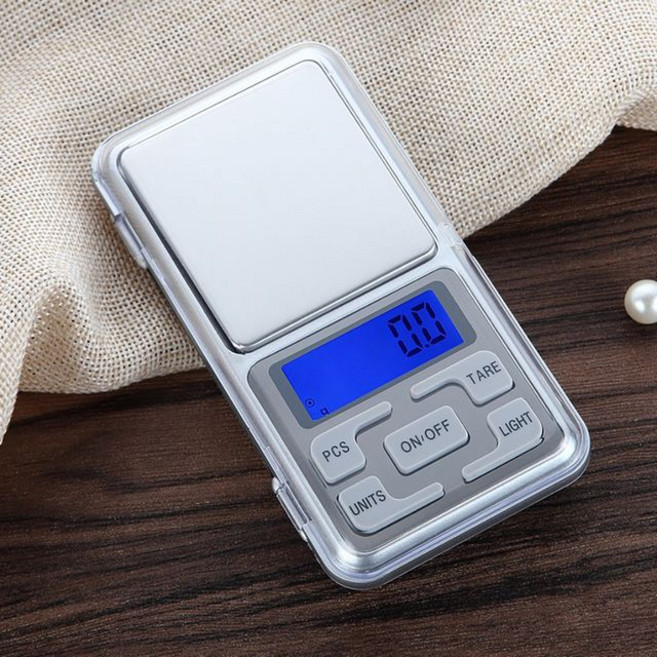 투데이리빙 고밀도 초정밀 0.01g 500g LCD 저울 주방 미니 휴대용 주얼리 스케일 전자 정밀 포켓 디지털 소형 보석 계량, 실버, R79024S, 0.5kg