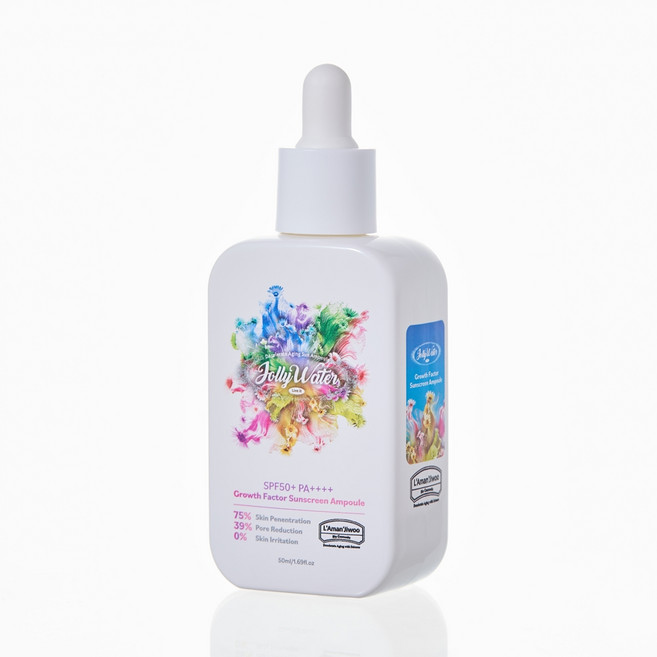 라망지우 졸리워터 선앰플 화이트 EGF FGF IGF 미백 주름개선 자외선차단 선엠플, 1개, 50ml