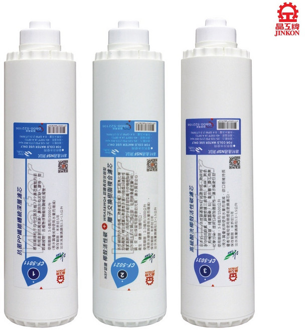 晶工牌 淨水器濾心 CF-5011/CF-5021/CF-5031 適用FD-3215, 1個, CF-5031