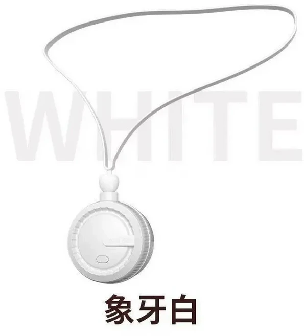 새로운 블레이드형 넥팬 접이식 휴대용 쿨러 USB 충전식 강풍 핸디형 선풍기 야외 여행에 이상적, 01 Neck Fan White 1pc