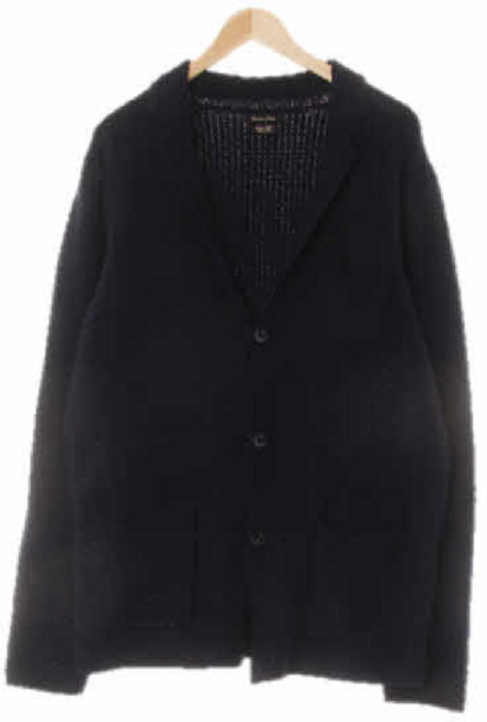 9179 마시모두띠 미드나잇네이비 울혼방 와플조직테일러드카라가디건 [XL]