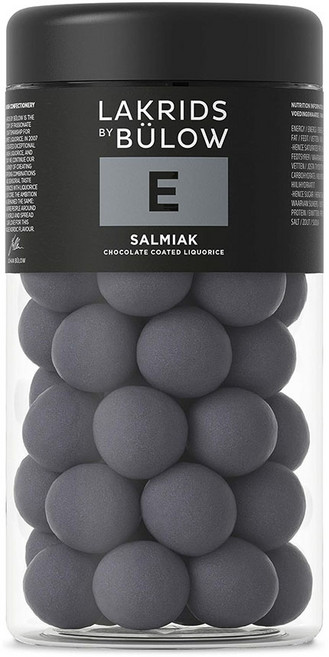 Lakrids by Bulow 덴마크 라크리츠 E 살미악 감초 초콜릿 볼 295g, 1개