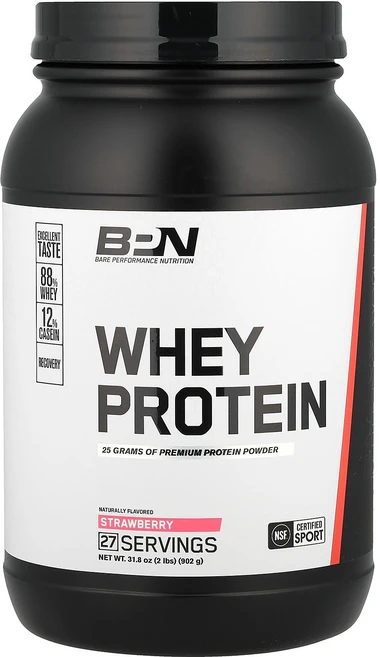 BPN Whey Protein Strawberry 2 lbs 902 g, BPN, Whey Protein, Strawberry,, 1개 - 쿠팡