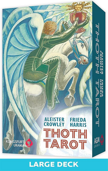Crowley Thoth Tarot Deck (Large Edition): 78-Card Edition) by Aleister Crowley with Egyptian Symb, Crowley Thoth Tarot Deck (Larg