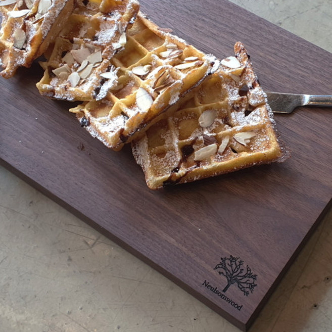 늘솜우드 호두 월넛 나무 통원목 수제 주방도마 캄포 플레이팅 어버이날 항균선물 옥주부 부모님, 내츄럴 월넛도마, 1개