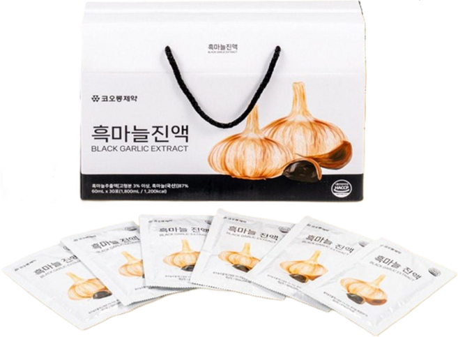 [코오롱제약] 흑마늘진액 60ml*30포, 60ml, 30개