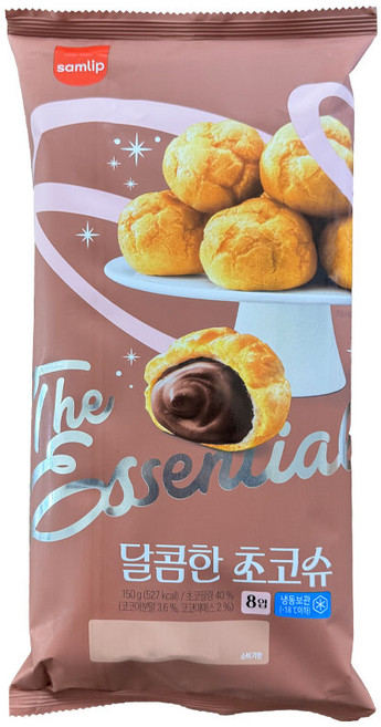 삼립 냉동 아이스 초코슈 150g(8개입)x1봉, 150g, 1개