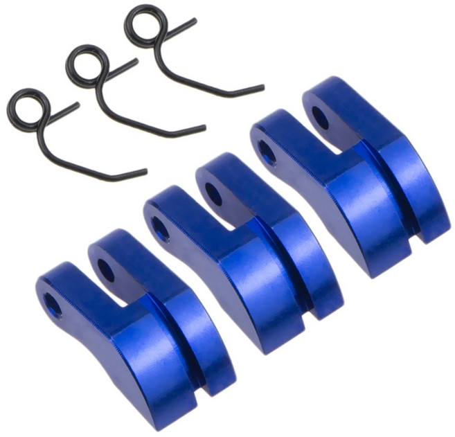 호환 용수철 있는 알루미늄 클러치 슈즈 HSP 니트로 엔진 RC 모델 자동차, Dark Blue, 1개