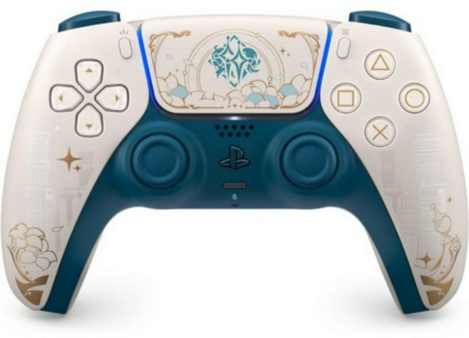 PS5 듀얼센스 무선 컨트롤러 원신 리미티드 에디션 일본발매, 1개, 상세페이지참조