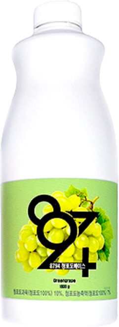 8794 청포도에이드 베이스, 1.8kg, 1개