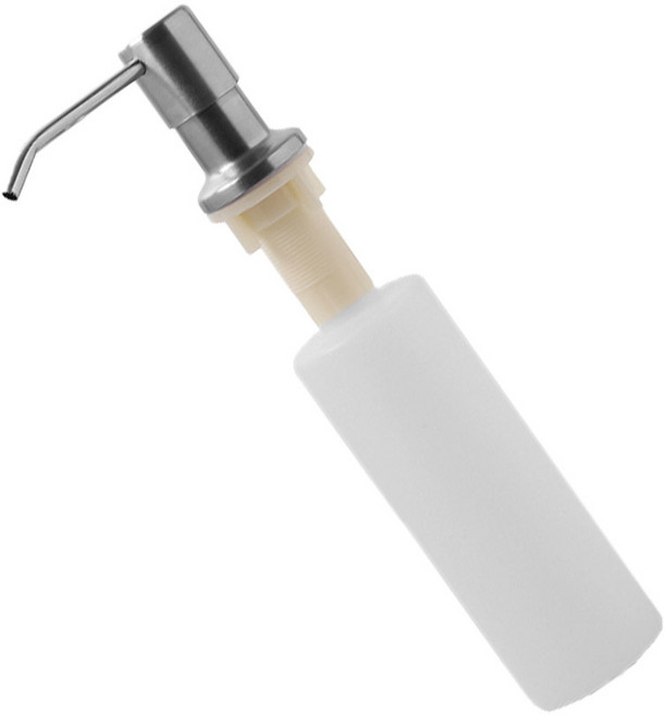 DN 싱크대 디스펜서 주방 세제통 스텐 펌프 용기 300ml, 1개