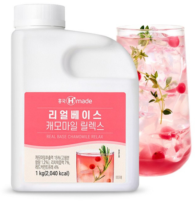 흥국 리얼베이스 캐모마일릴렉스, 아이스박스 배송, 1개, 1L