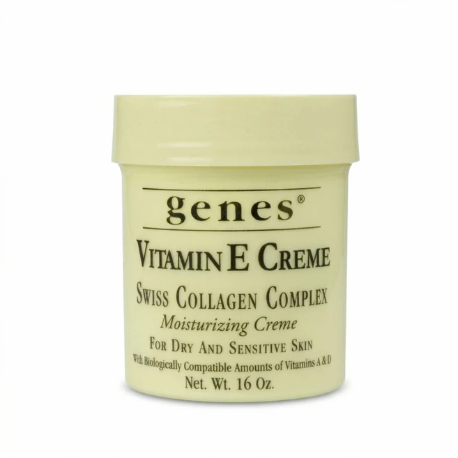 제네스 비타민E 크림 16oz 대용량 보습 영양크림 콜라겐 함유 페이스크림, 1개, 454g - 쿠팡