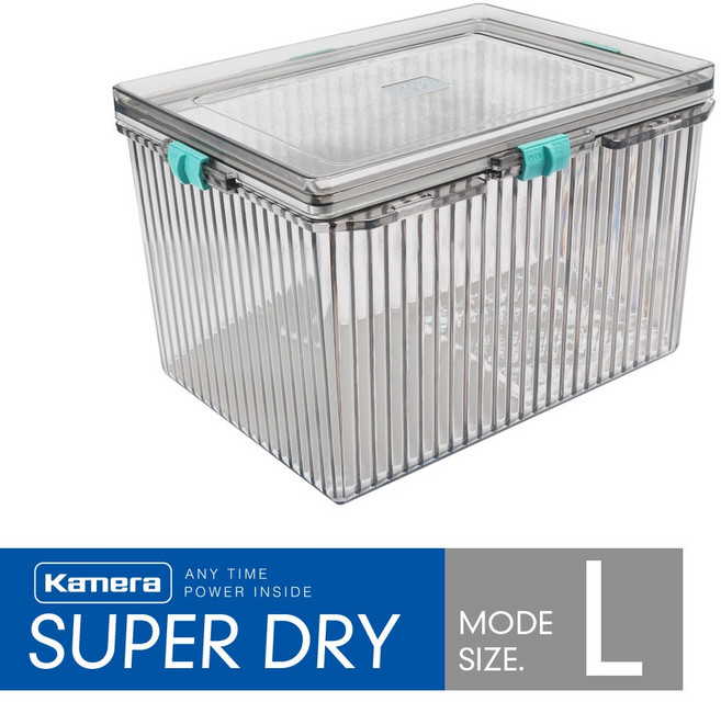 Kamera 佳美能 L型 免插電氣密防潮箱, 1個, L型 防潮箱+5包乾燥劑