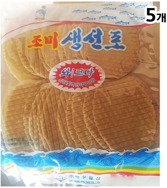 조미쥐포(태성 400g)X5, 본상품선택, 1