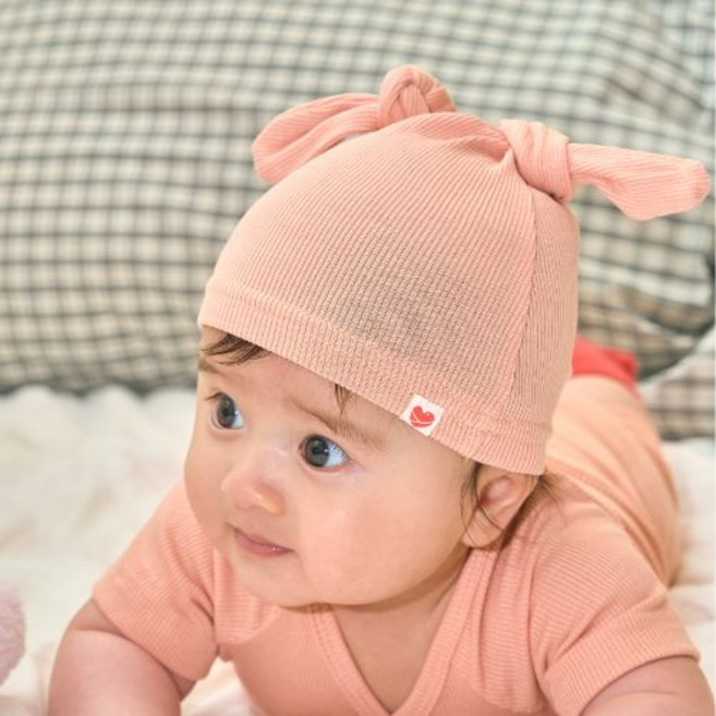 아기 양갈래 꼭지모자 24색 신생아 조리원 출산준비 필수템 비니 아기모자 트위니슈슈