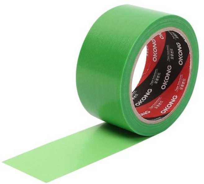 오공 보양테이프 녹색(고점착) 무잔사 50mm*25M, 1개
