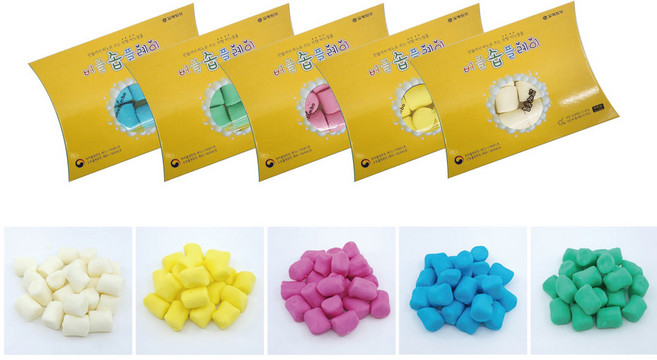 [훈민] 무향 버블솝플레이 50g 5색상 비누 만들기 점토 촉감 놀이 유치원 어린이집 솝 클레이, 아이보리