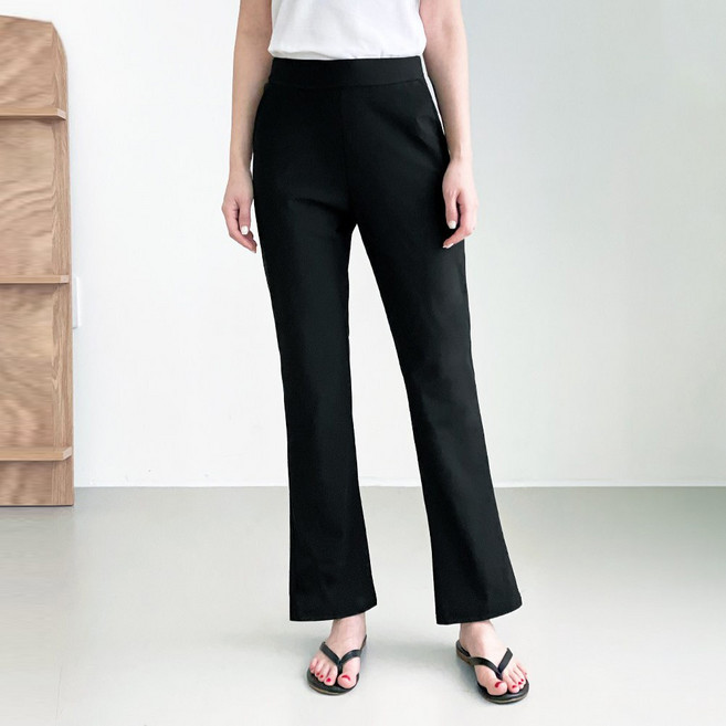 [링클프리/냉감 부츠컷] 에이플심플 여성 쿨터치 세미 부츠컷바지 스트레치 여름 팬츠