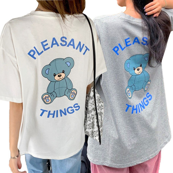 ROJI 여성용 씽스베어 반팔 티셔츠 2종 세트