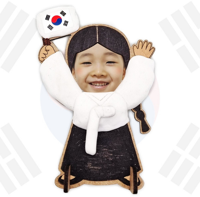 DIY모아 유관순 액자만들기 삼일절 대한독립만세 태극기, 1개