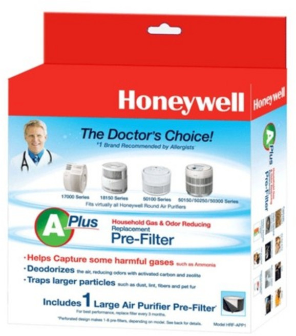 Honeywell 除臭濾網, 1個, HRF-APP1