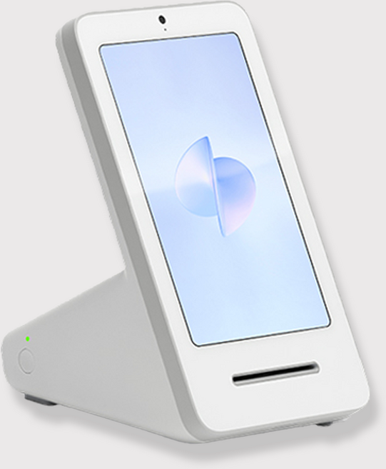 토스 카드단말기 프론트 화이트 애플페이 미니 키오스크 TOS-F1000 헤이페이, 1개