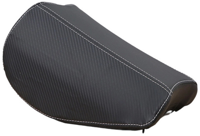 향상된 그립감과 스타일로 호환되는 범용 자전거 시트 패드 쿠션 탄소 섬유 룩, one piece