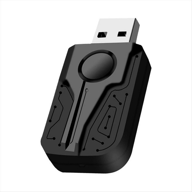 무선 카플레이 안드로이드 자동 어댑터 스마트 미니 박스 USB 플러그 앤 플레이 BT 5G WIFI 유선 카플레이 Android Auto Cars, 검은색
