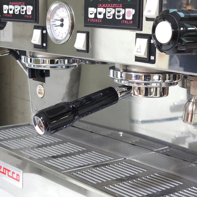 빈플랜트 라마르조코 58mm 바텀리스 포터필터 바스켓 포함 BFC 크렘원 E61 씨메03 05 호환, 6. 블랙(바스켓 포함)