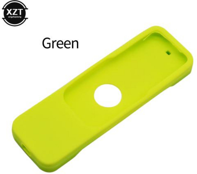 Apple TV 4K 4세대 Siri 컨트롤러 보호대용 실리콘 원격 제어 케이스 충격 방지 미끄럼 방지 보호 커버, 1개, 7. green