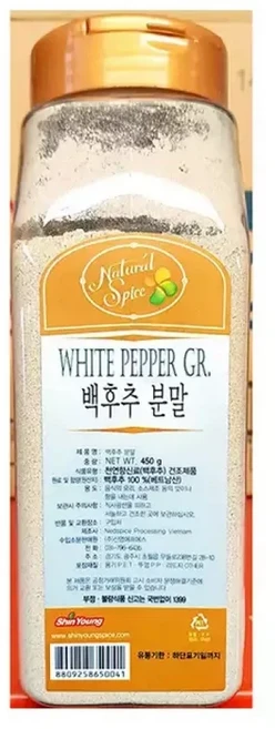 백후추(가루 신영 450g), 1개, 450g
