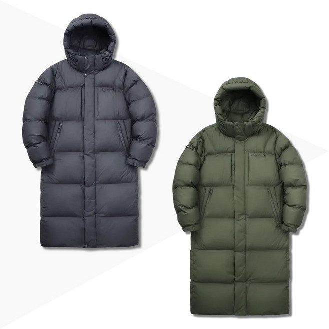 백화점정품 디스커버리 남성 롱패딩 구스다운 자켓 베른 아웃도어 보온성 발수 방풍