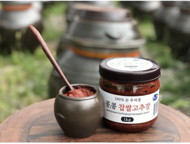 100% 국산콩 / 콩&콩 찹쌀고추장 1kg / 전통 장류 명장, 1개