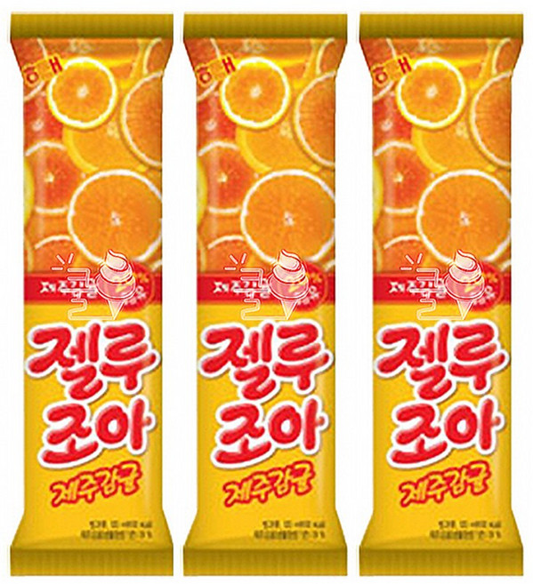 달쿨 추억의아이스크림 젤루조아 감귤(쮸쮸바) 1박스, 100ml, 1개