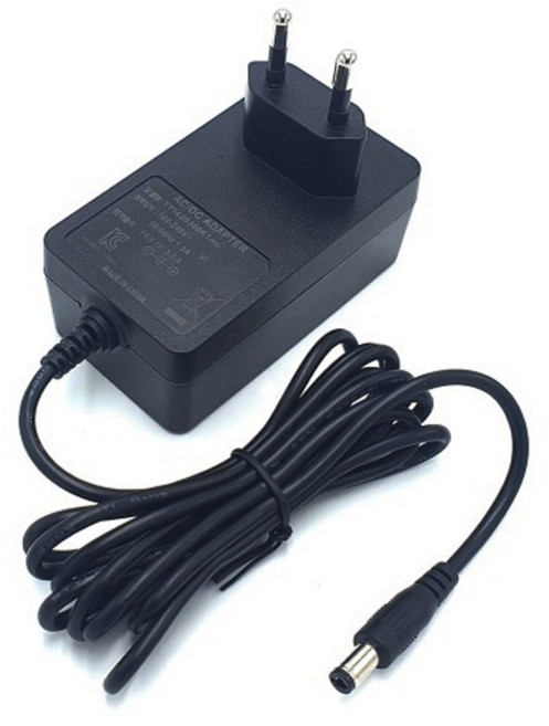 (명호전자) 아답터 100~240V / 24V2A (내경2.1~2.5mm/외경5.5mm) 전원 코드 일체형 (비닐포장), 1개