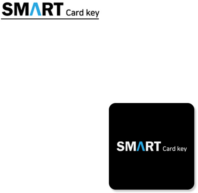 삼성 이지온 도어락 스마트 카드키 SHS-G510 D600 2320 SHP-DH540 H700 H530 DP730 DP830 SHS-5421 P910 P510, 스마트카드키(부착형_블랙), 1개