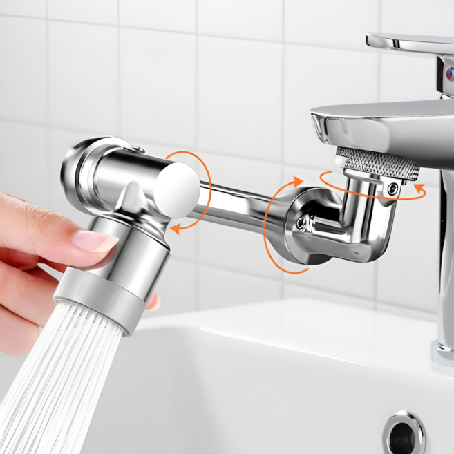 하이호프 1080도 자유로운 각도조절 분사전환 워터탭, 1개
