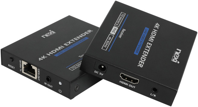 넥시 4K HDMI 리피터 RJ45 UTP 거리연장기 NX1317, 1개
