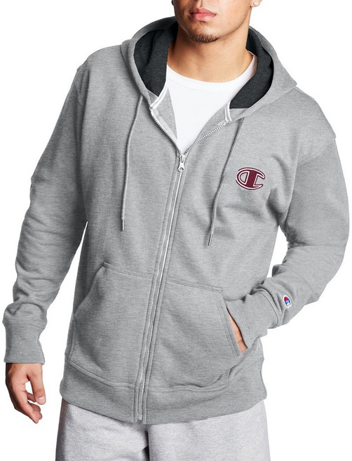 챔피온 후드집업 남성 파워블렌드 기모 GF91 그레이