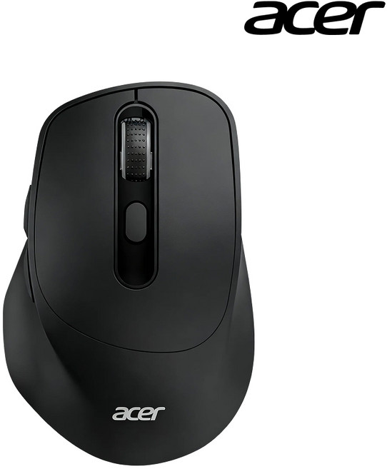 에이서 EMR213 무선 블루투스 마우스 인체공학적 디자인 듀얼모드 지원