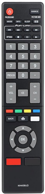 모든 온 로쿠 스마트 TV에 호환되는 Gvirtue 교체 리모컨 24인치 32인치 40인치 43인치 50인치 55인치 65인치 70인치 TV 넷플릭스 훌루 부두 버튼 지원, for Magnavox TV