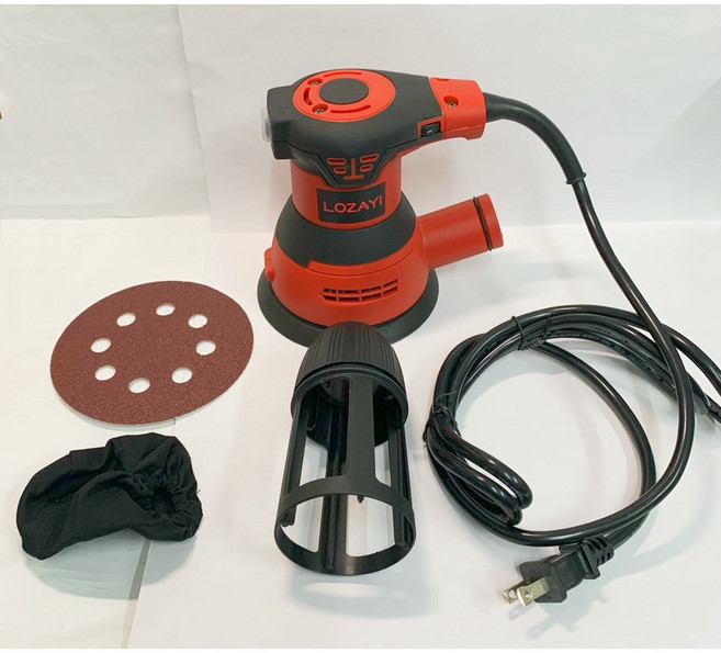LOZAY (5吋) 電動打磨拋光機, 110V 圓形砂光機 125mm