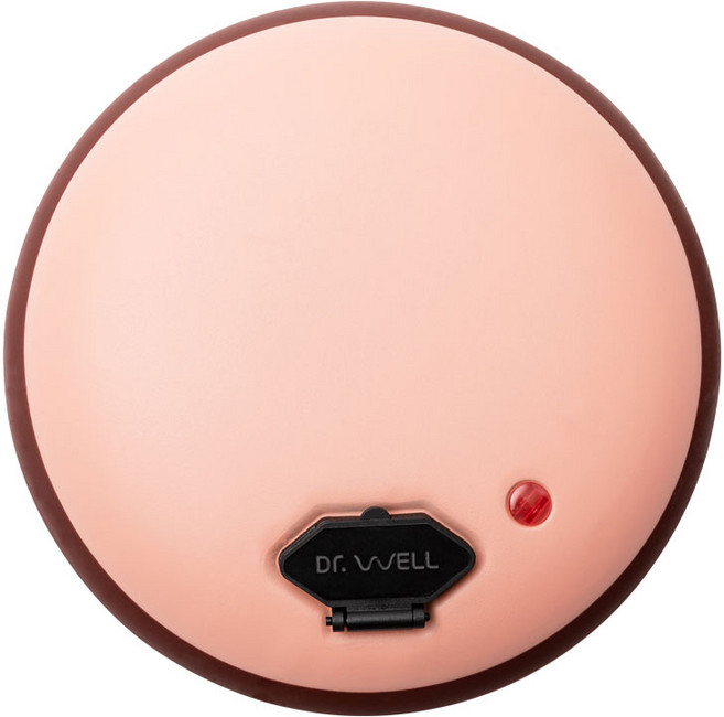 닥터웰 돌찜질기 충전식 온열 찜질기 분홍 (본체+복대), 돌뜸 DR-177, 핑크, DR-177
