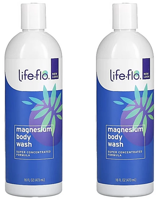 라이프플로 마그네슘 바디워시 473ml 2팩 - 쿠팡