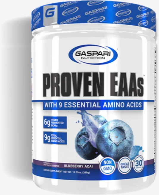GASP 가스파리 프로븐 EAA 필수 아미노산 블루베리 아사이 30서빙, 1개, 390g - 쿠팡