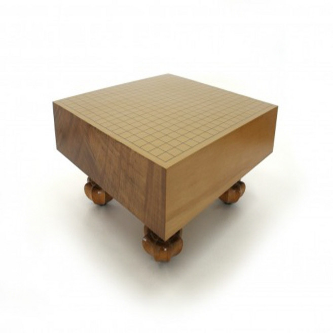 육형제 바둑 아가지스 원목3호 조각 다리판 (HJAS3250B), 1개