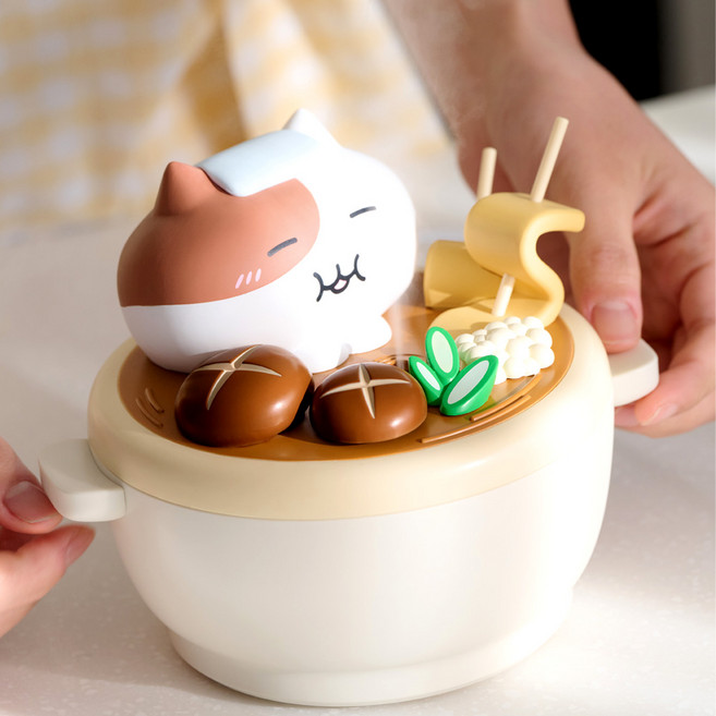 샤브샤브 쫀냐미 가습기 500ml 귀여운 피규어 캐릭터 선물 탁상용 초음파, 없음